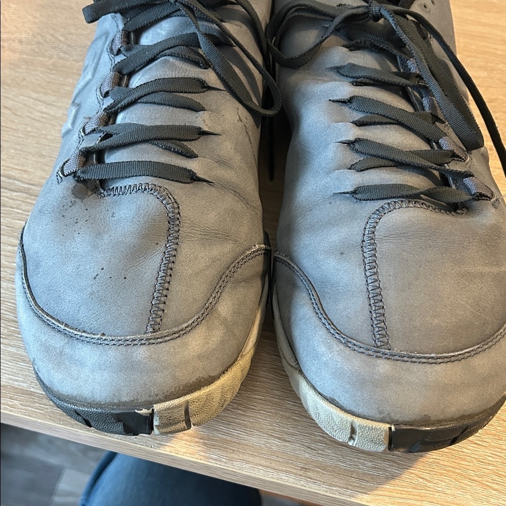 Merrell Parkway Emboss Lace Up Barefoot Vibram Sneakers in Castlerock Gray - 15 - Picture 7 of 10
